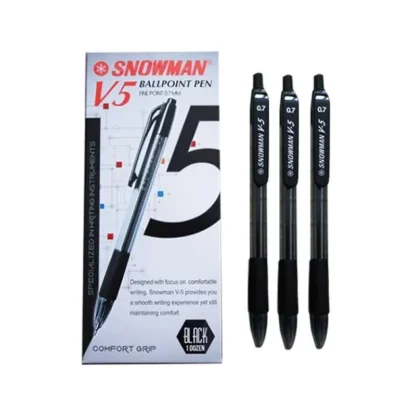 Ballpoint Snowman Hitam